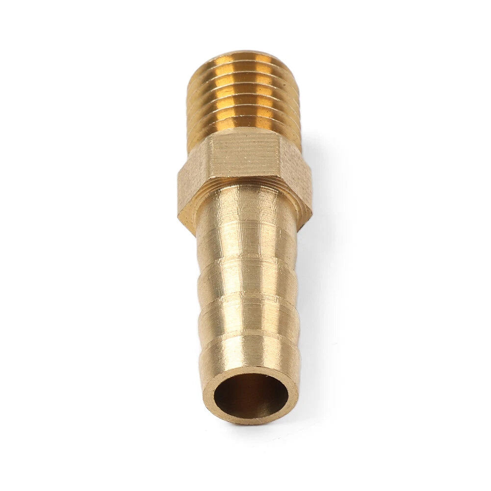 M10 Brass Male Thread Barb Hose Pipe Adapter Fitting (8mm, 5/16)