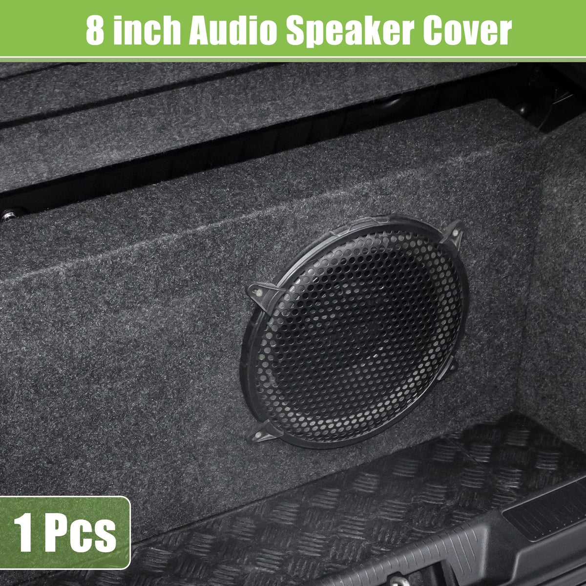 8" Car Speaker Grill Cover for Universal Subwoofer (with Screws & Clips)