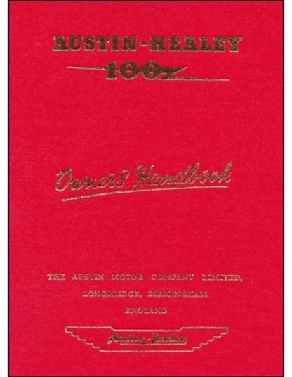 Owners Manual Hardbound for Austin Healey 100 (1952–1956)