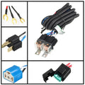 2X H4 Headlight Relay Wiring Harness Kit for