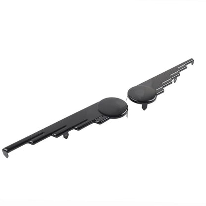Black Saddlebag Trim Speed Ball Wing for Harley Touring (2014–2023)