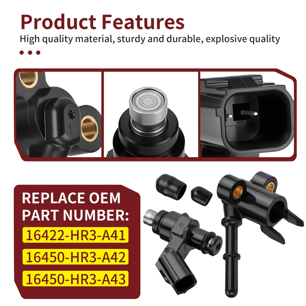 Fuel Injector + Joint Cap for Honda Foreman Rubicon 500 (2015–2019)