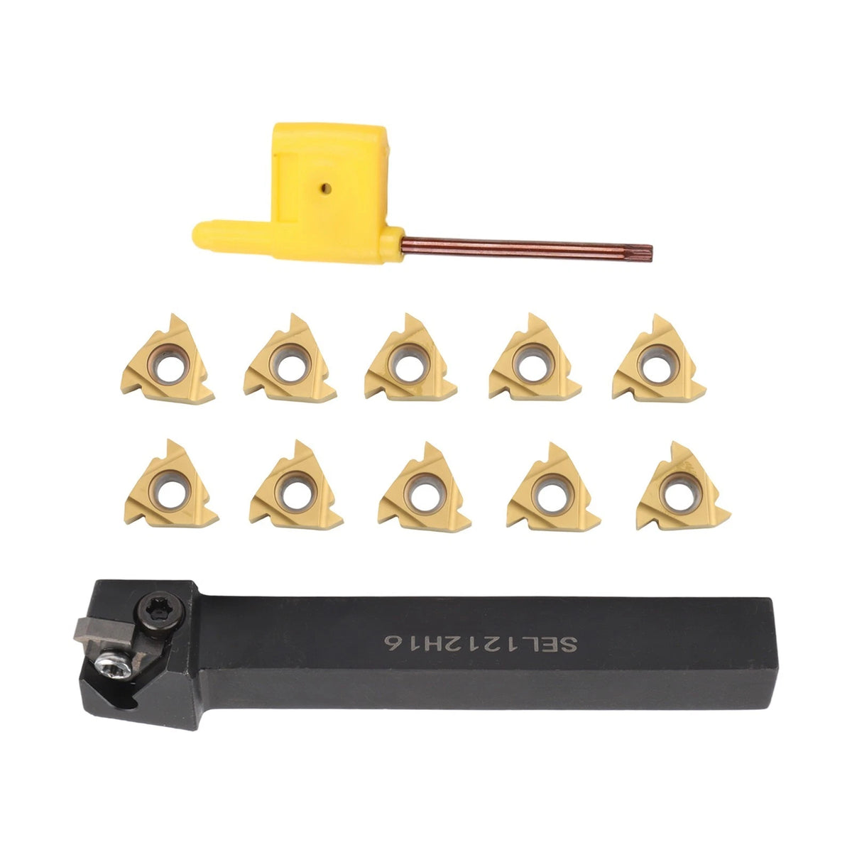 SEL1212H16 Alloy Steel Tool Holder for Lathe with 16IR AG60 Inserts