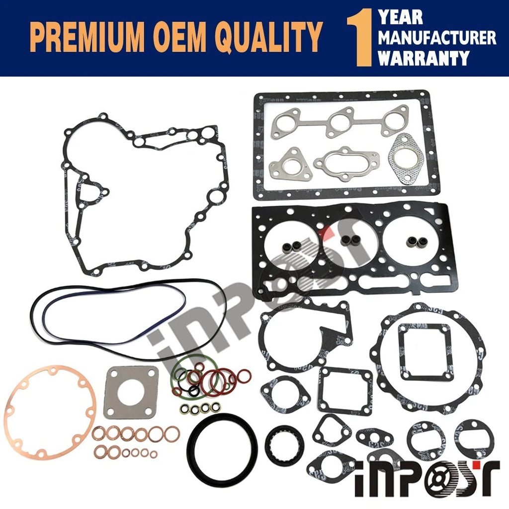 Engine Overhaul Gasket Set D1105 for Kubota (Fits Specific Models)