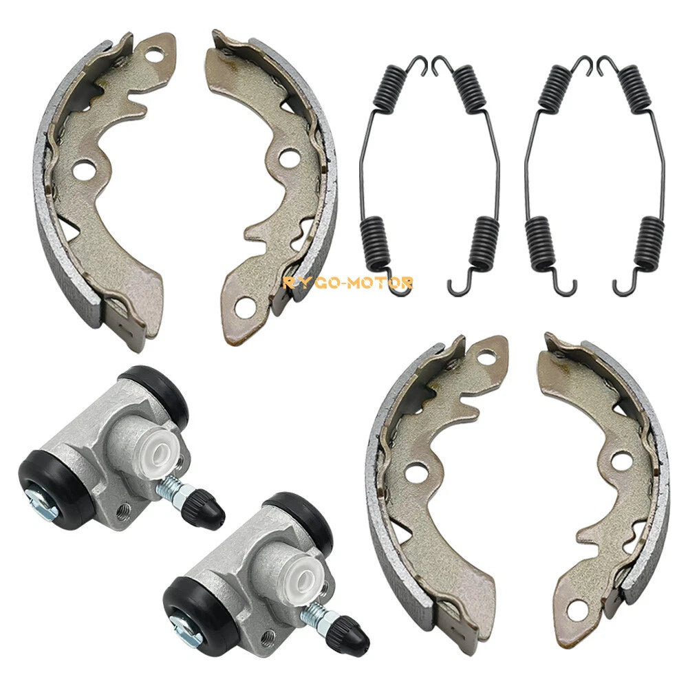 Front Brake Wheel Cylinders w/Shoes for Suzuki LT230 LT250 (1985–1998)