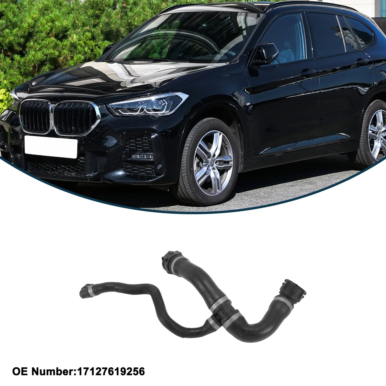 Radiator Hose Replacement Rubber Coolant Hose for BMW X1 (2012–2015)