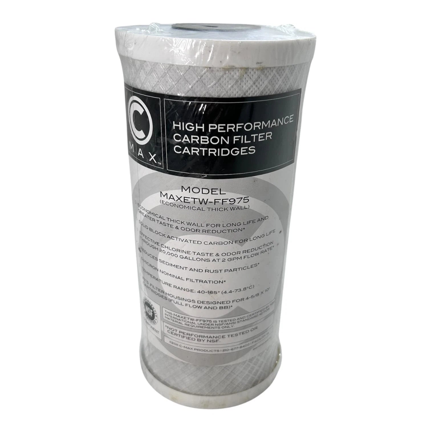 Carbon Block Filter 10'' x 4 5/8'' for C-Max (MAXETW-FF975)