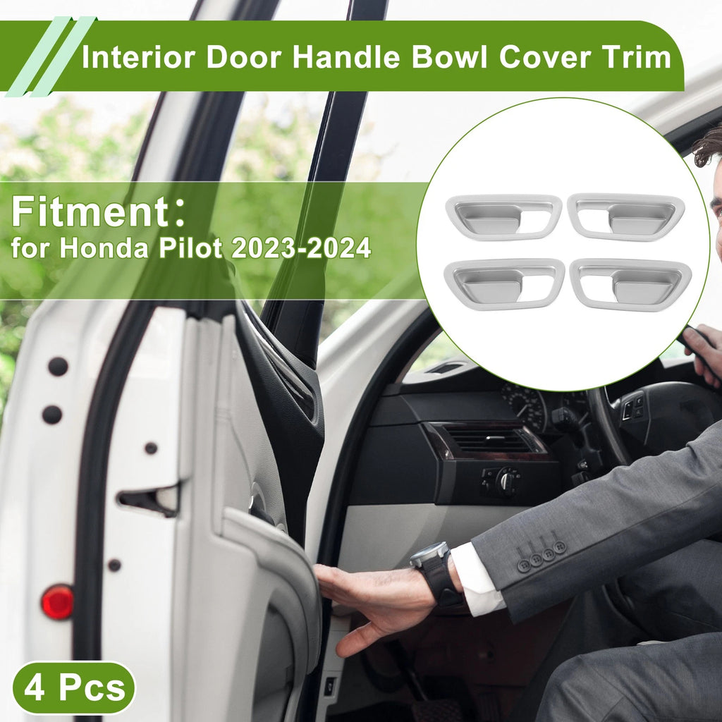 Interior Door Handle Bowl Cover Trim Replacement for Honda Pilot 2023–2024