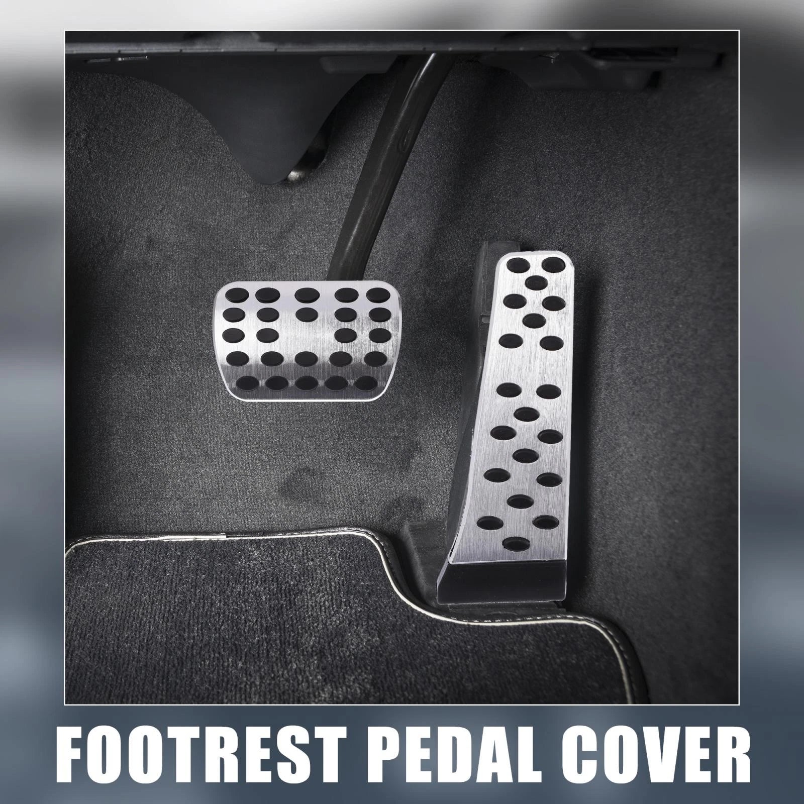 Brake Pedal Pad Cover Set for Mercedes-Benz C E S GLC GLE Class (2Pc)