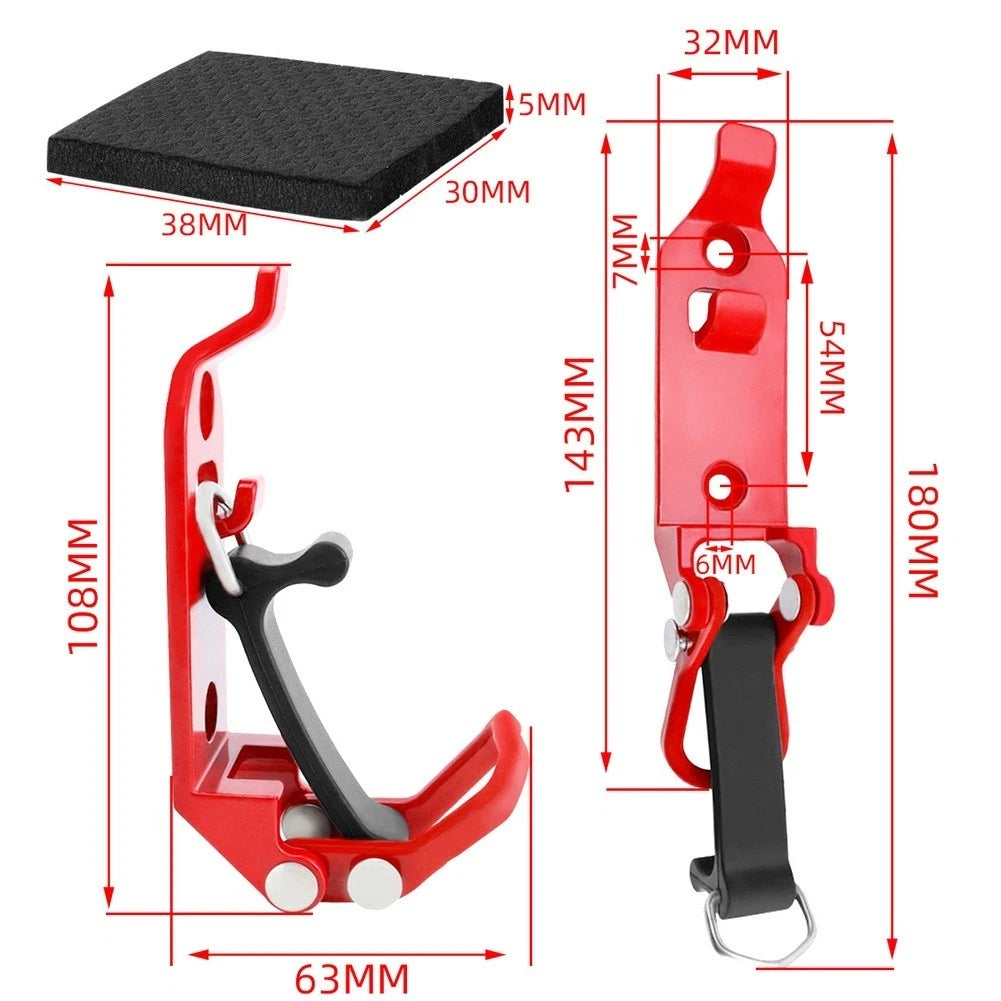Tool Mounting Bracket Kit for Fire Axe Roof Rack