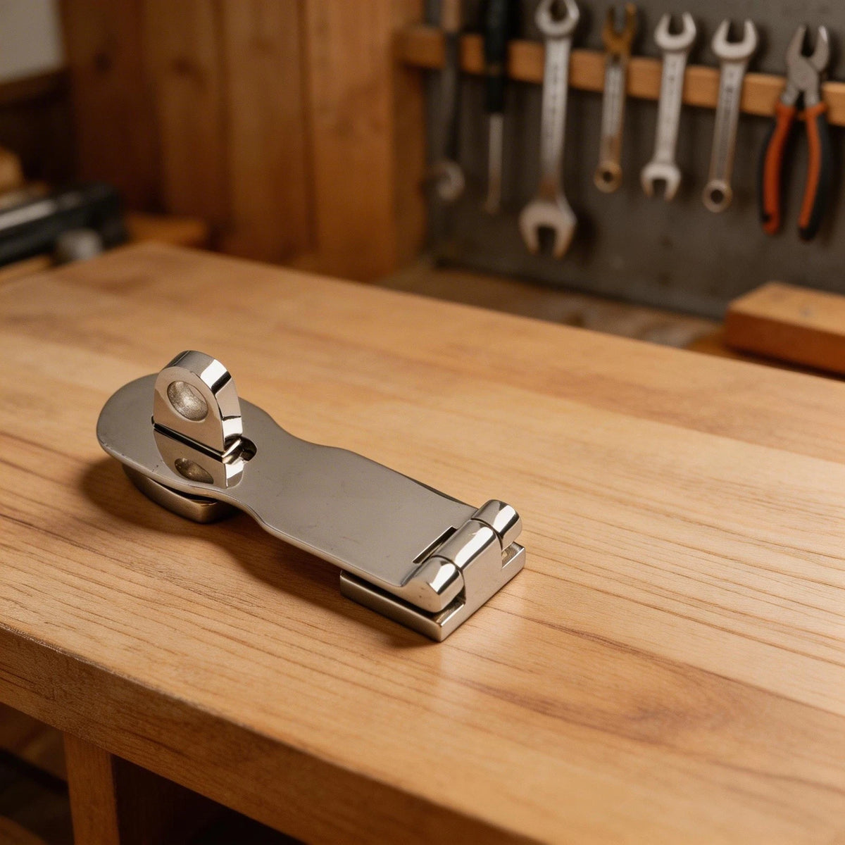 316 Stainless Steel Locking Hasp for Marine Applications (3 Inch)