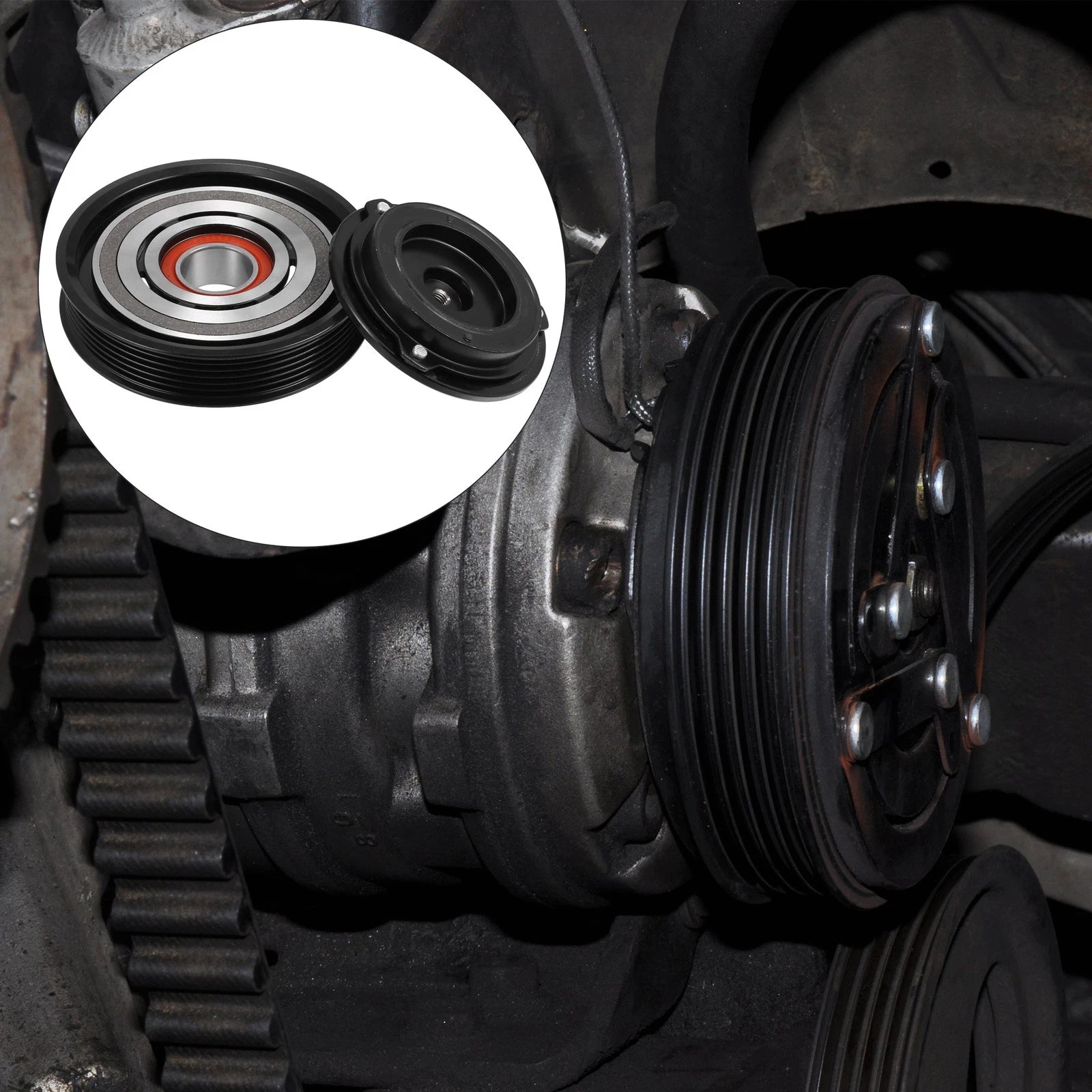 AC Compressor Clutch Kit for Dodge Ram 1500 3.7L 4.7L (2009–2018)
