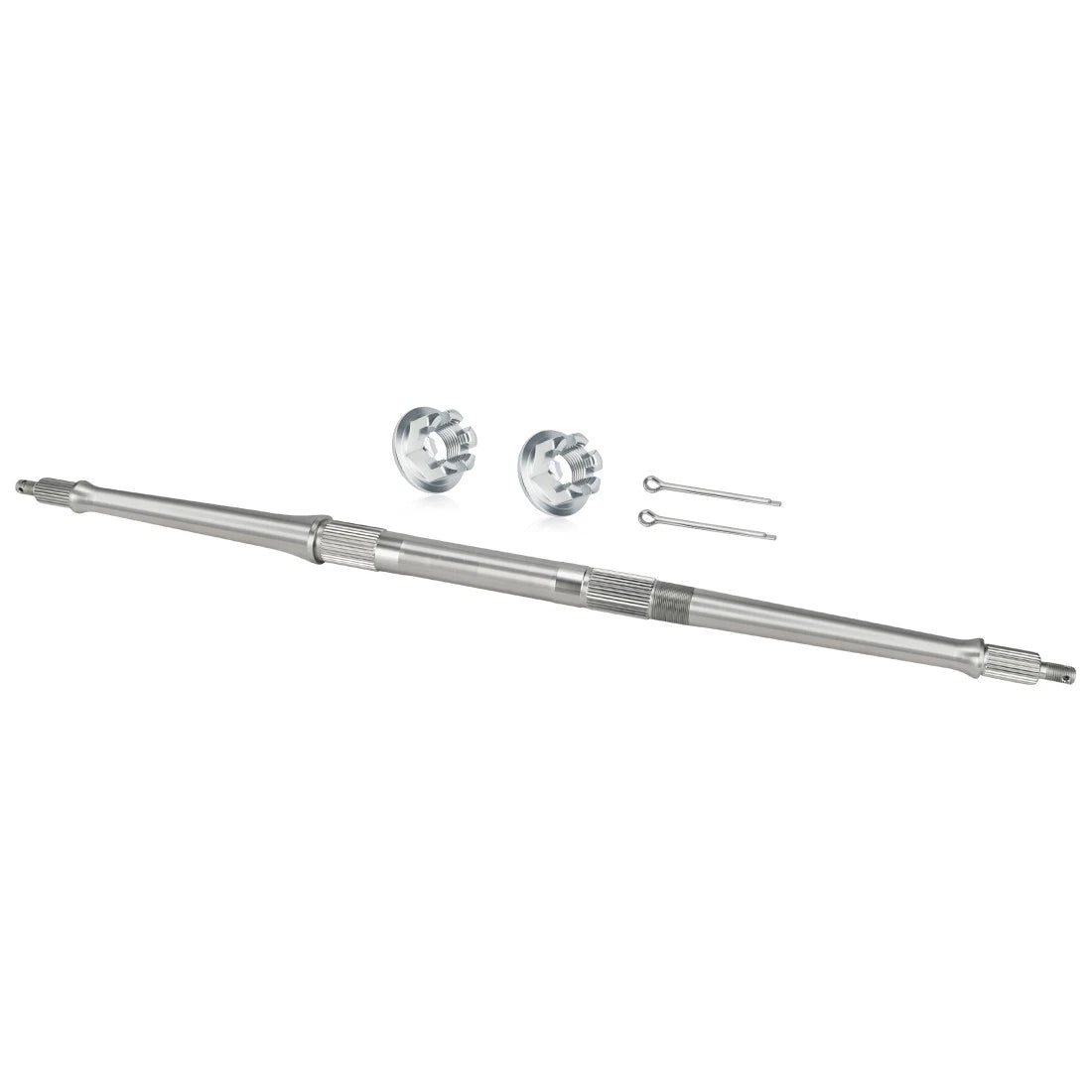 Rear Wheel Axle Shaft w/ Nuts Pin Kit for Yamaha (38W-25381-10-00, 38W-25381-02-00)
