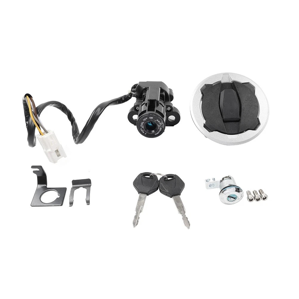 Ignition Switch Lock Key Set for Kawasaki Ninja 650 Z650 (2017–2023)