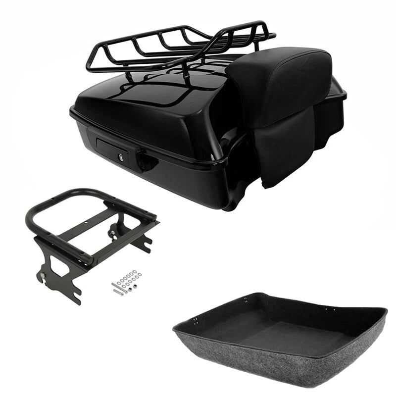 Chopped Trunk Pad Rack for Harley Touring Electra Glide (1997–2008)