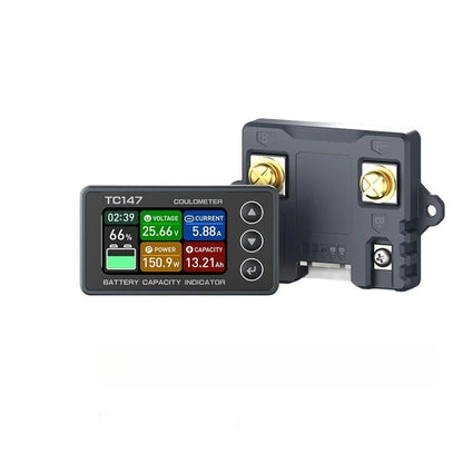 TC147 High Resolution Coulomb Meter for 30A CS30 or 75A ACS50 Optional Sensor