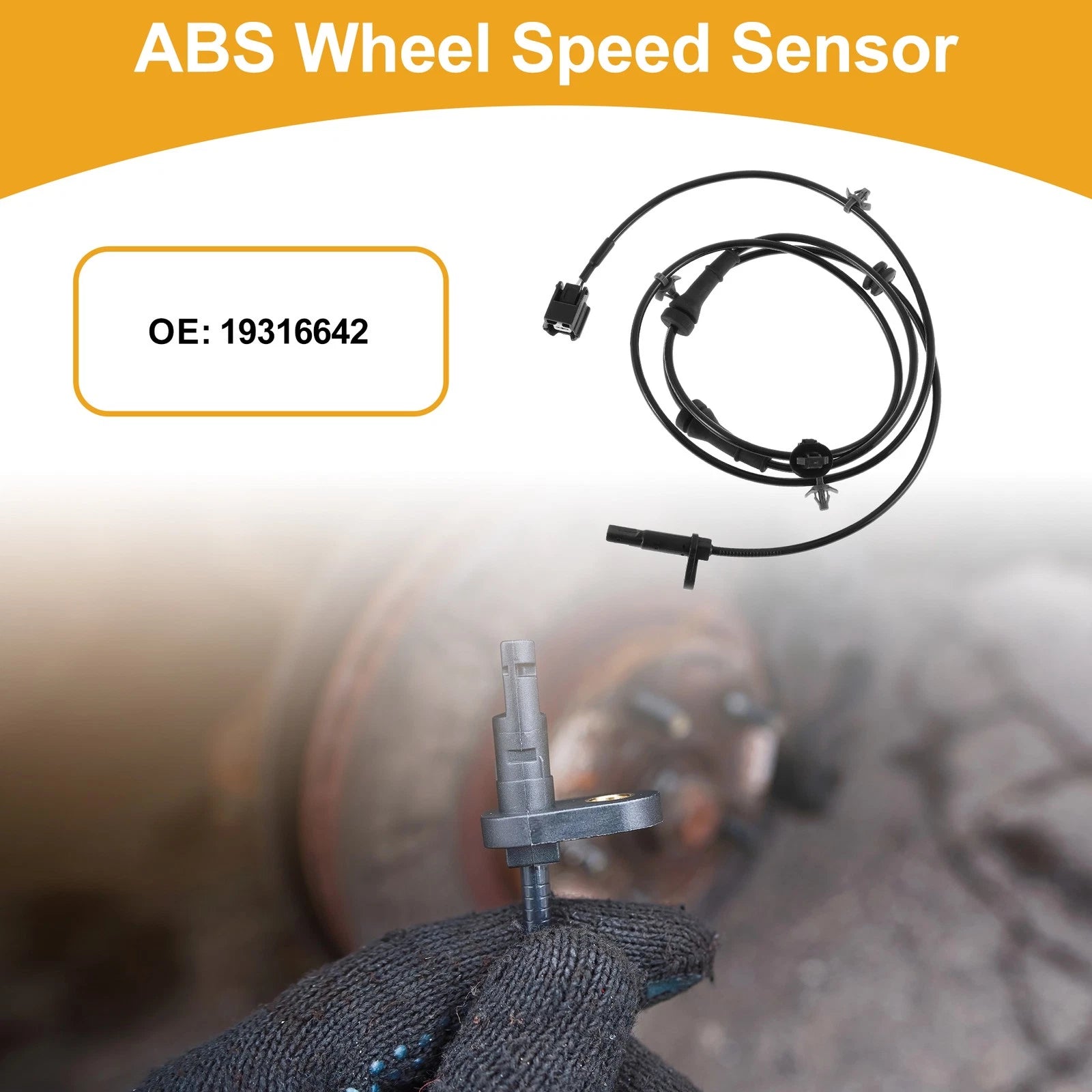 ABS Wheel Speed Sensor for Chevrolet City Express (2015–2017) Replacement