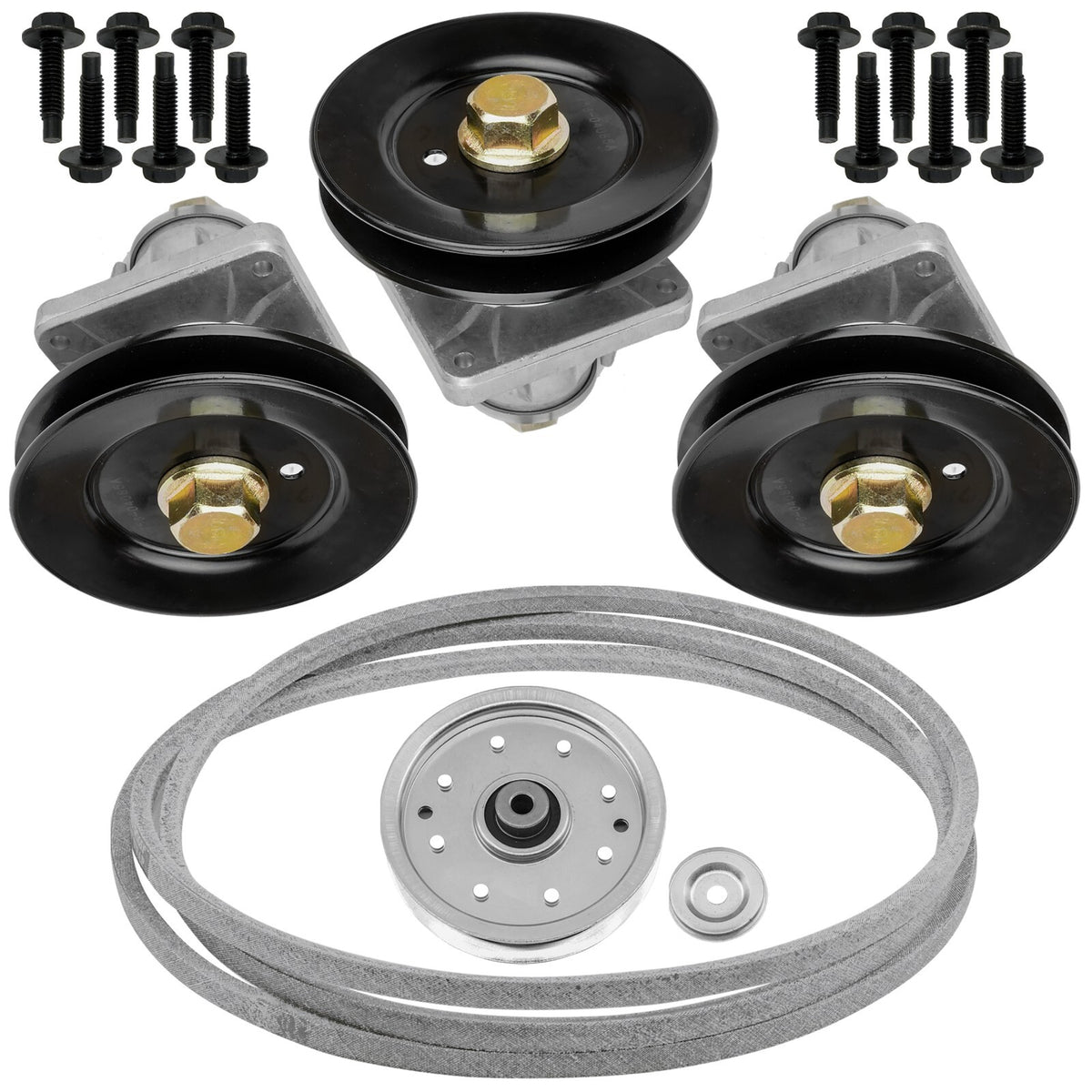 46 in Deck Spindle Replacement with Pulley and Belt for Cub Cadet LT1045 (2008–2019)