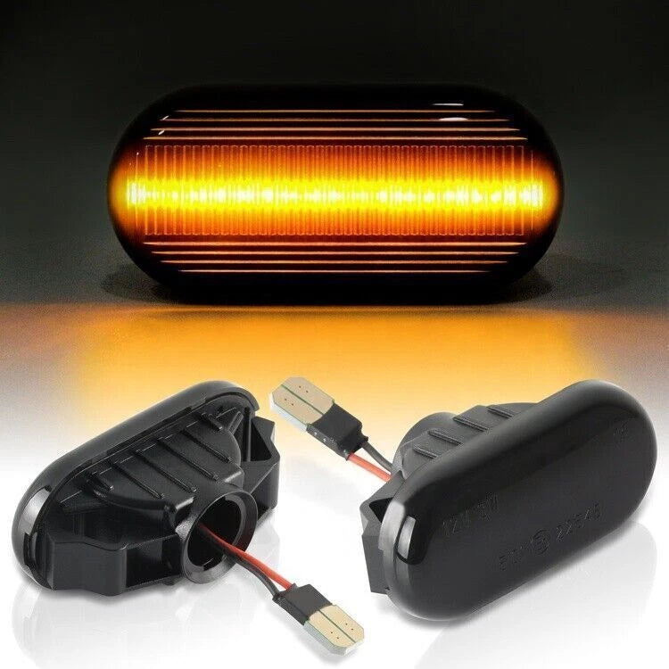 2X Smoked Side Marker Indicator Lamp for Nissan 350Z, Pathfinder, Navara D40