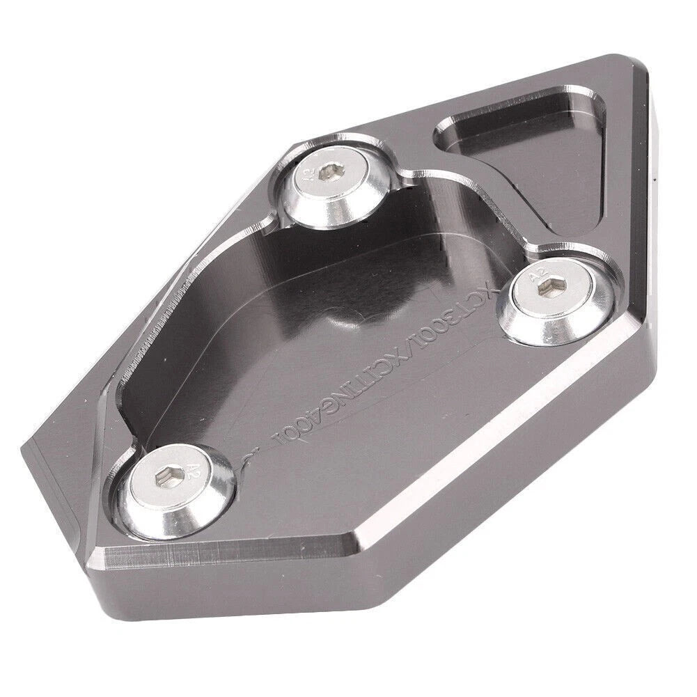 Aluminium Kickstand Pad Side Stand Foot Plate for Kymco XCITING 400i 12-15 Grey