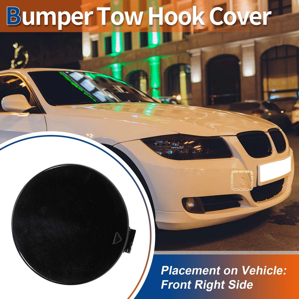 Front Tow Hook Cover Replacement for BMW 1 Series E81 E87 (2007–2011)
