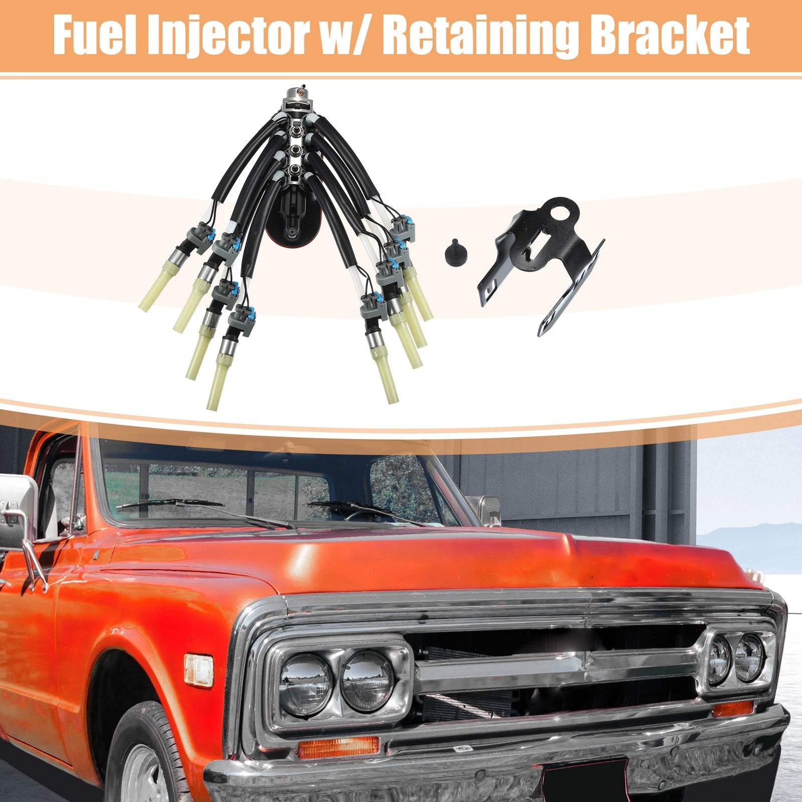 Multi Port Fuel Spider Injector Assembly Replacement for Chevy GMC V8 (5.0L 5.7L)
