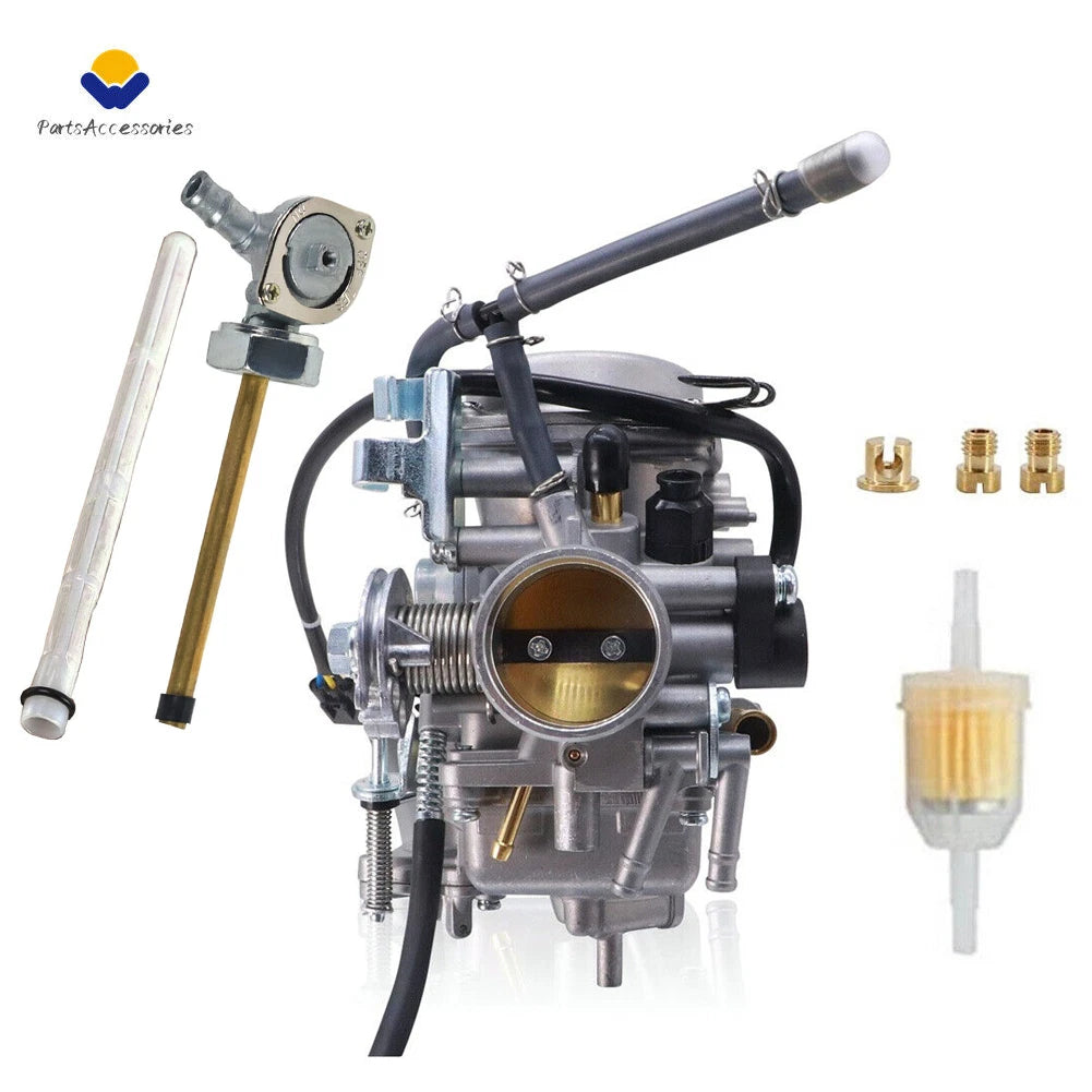 Carburetor & Fuel Petcock Valve for Honda Shadow VLX 600 VT600 (2004–2007)