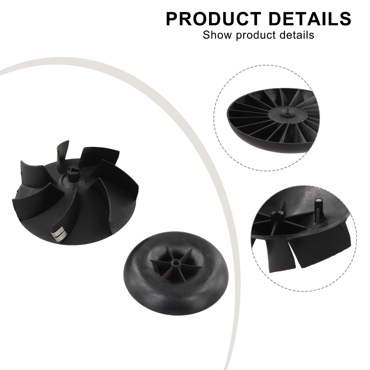 12V 5KW Heater Fan Wheel for Webasto 2000 (2000–2000)