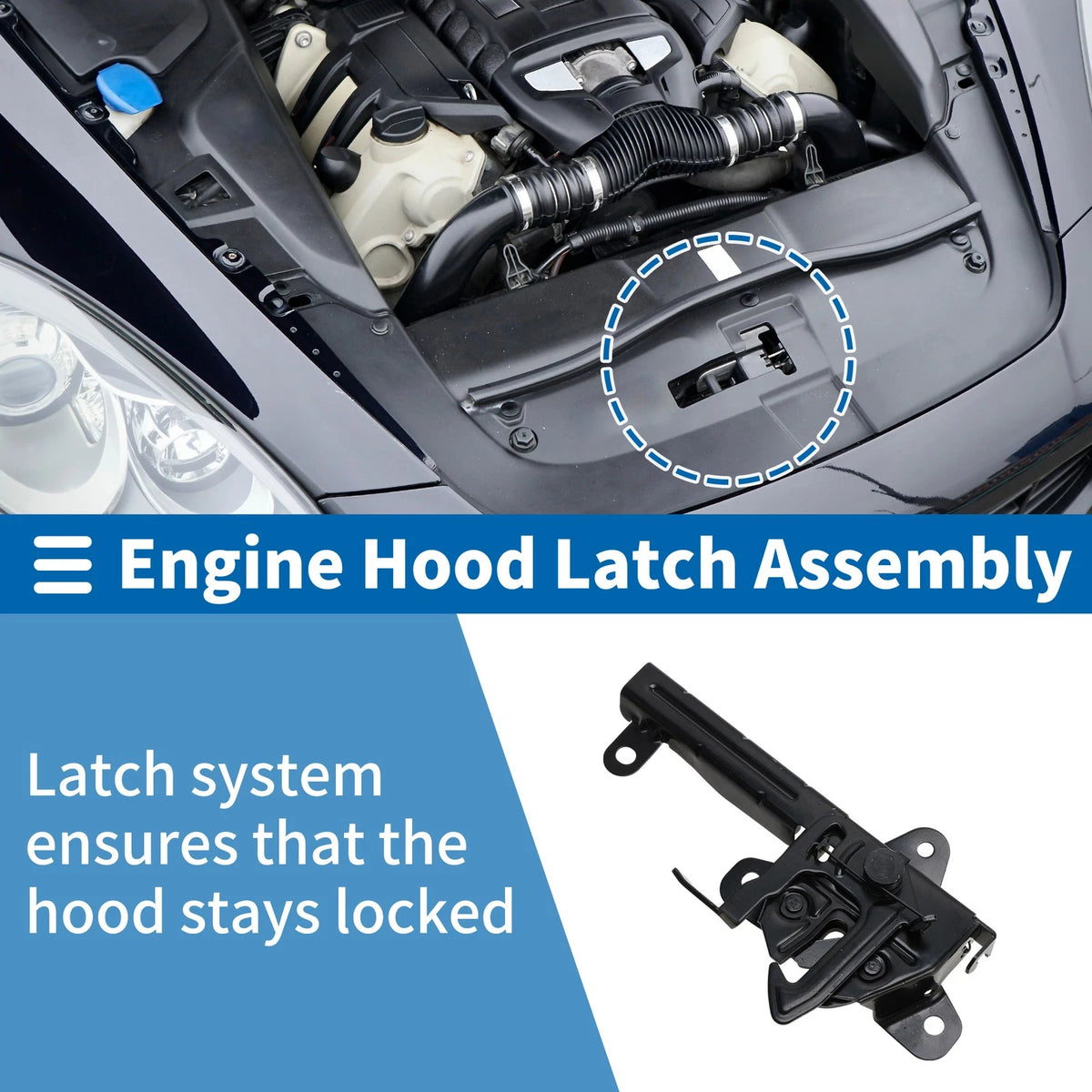 Hood Latch Assembly for Kia Forte (2010–2013) No. 811301M000