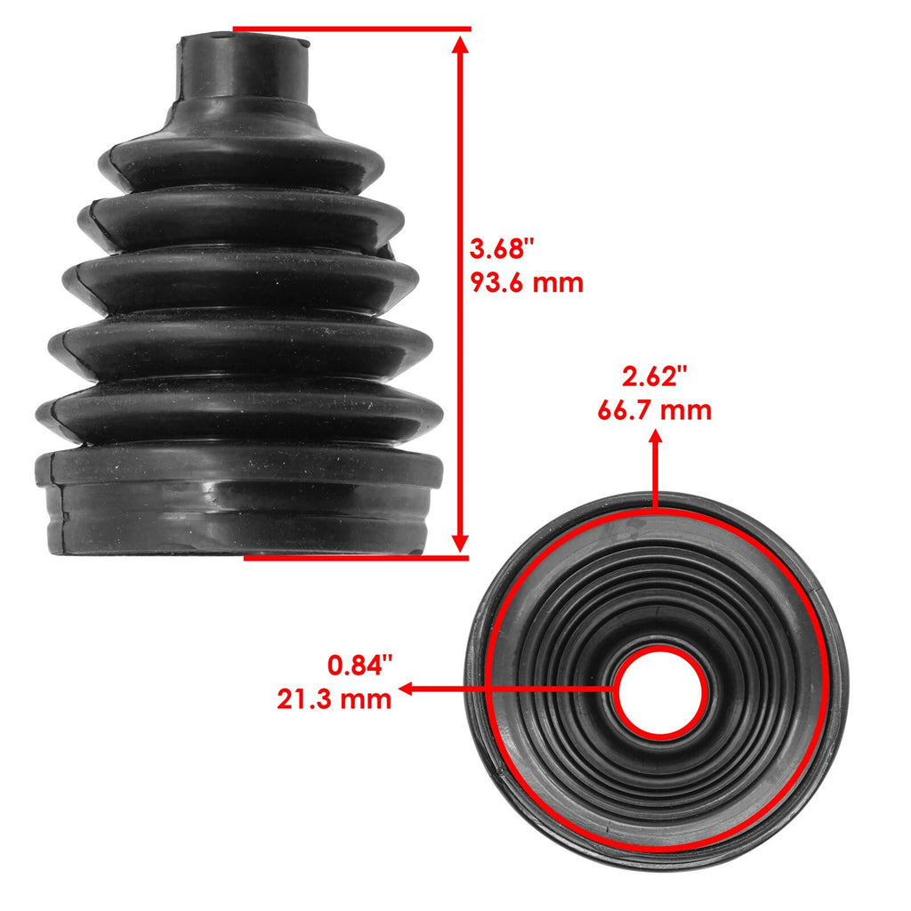 Caltric Front Inner CV Axle Boot Replacement for Honda Pioneer 700 (2023–2025)
