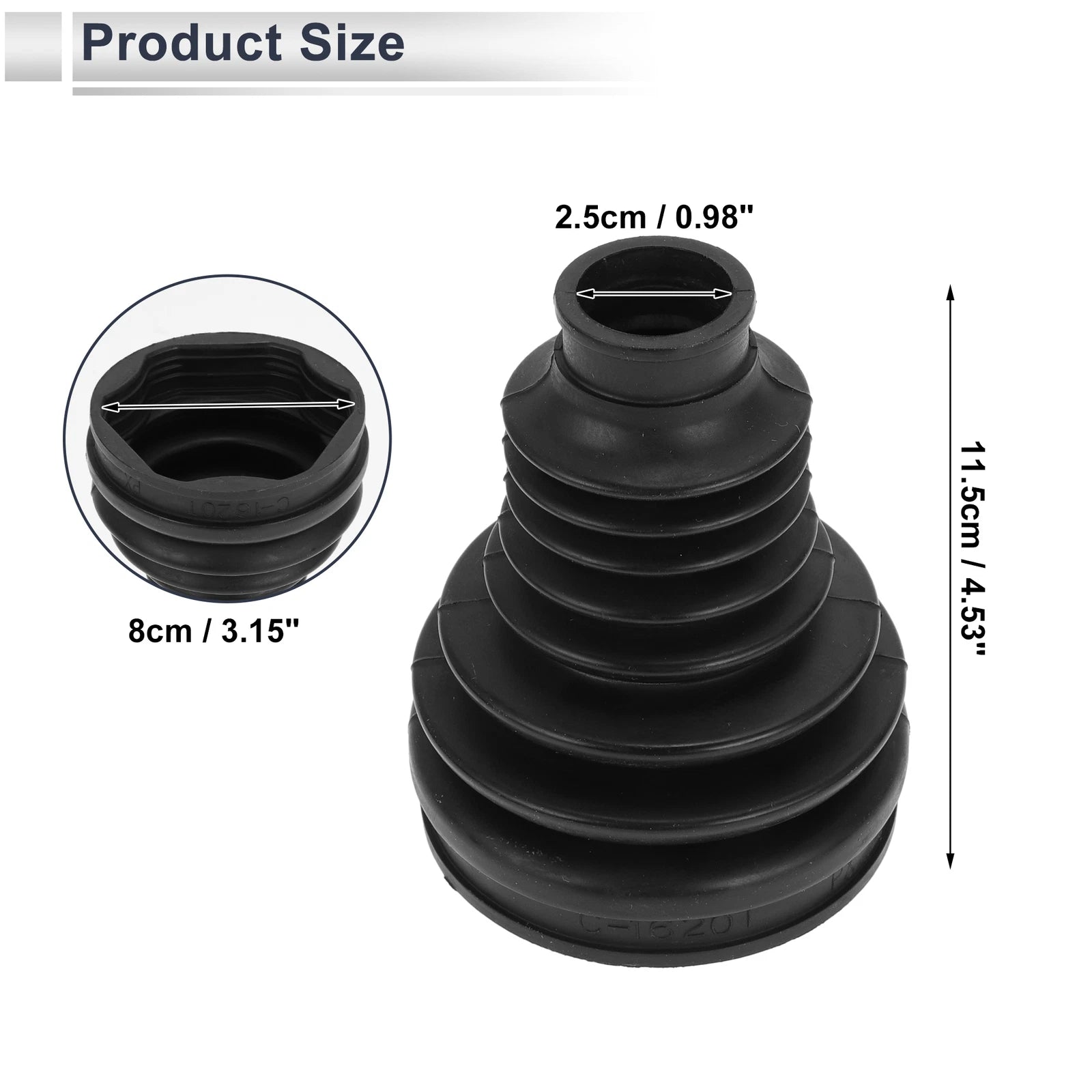 Inner CV Joint Boot Kit with Clamps for Cadillac SRX (2010–2011)