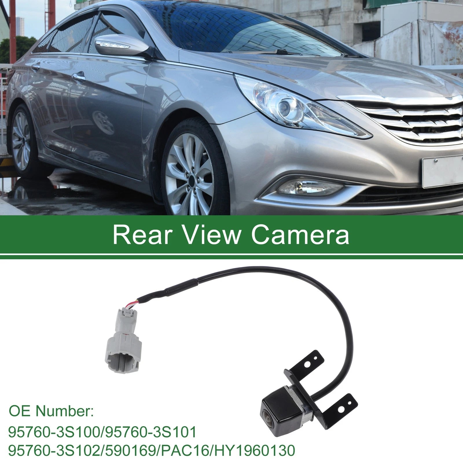 Rear View Camera Backup Reverse Camera 120-180 Degree for Hyundai Sonata (2010–2014)