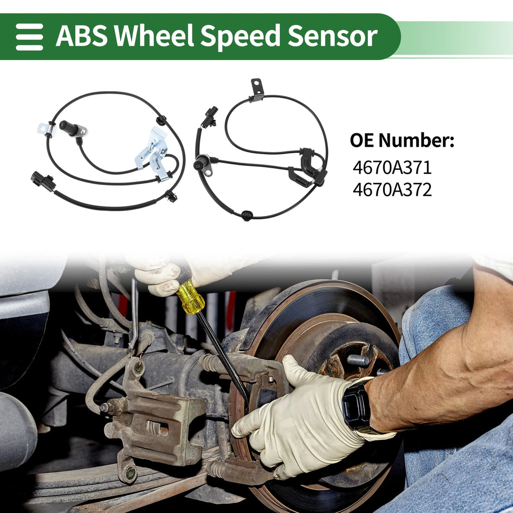 ABS Wheel Speed Sensor Kit Replacement for Mitsubishi Galant Left (2004–2009)