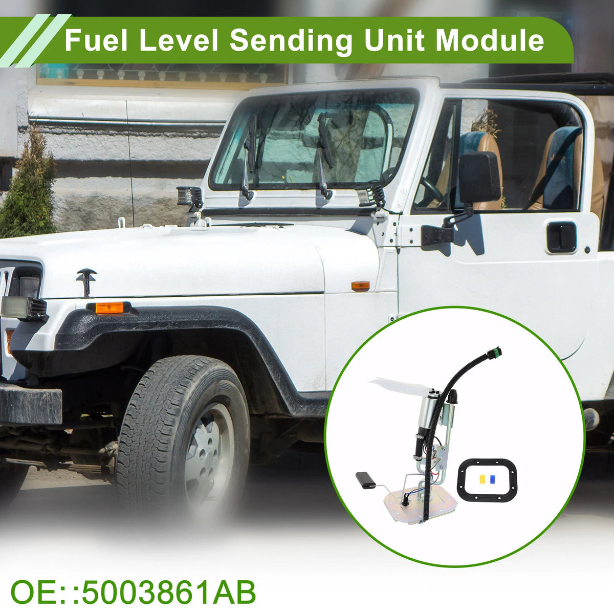 Fuel Pump Module with Sending Unit for Jeep Wrangler YJ (1991–1995) 2.5L 4.0L