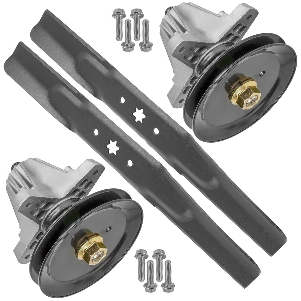 42-Inch Spindle Pulley Blade Replacement Kit for MTD Cub Cadet XT1-LT42 (2000–2018)