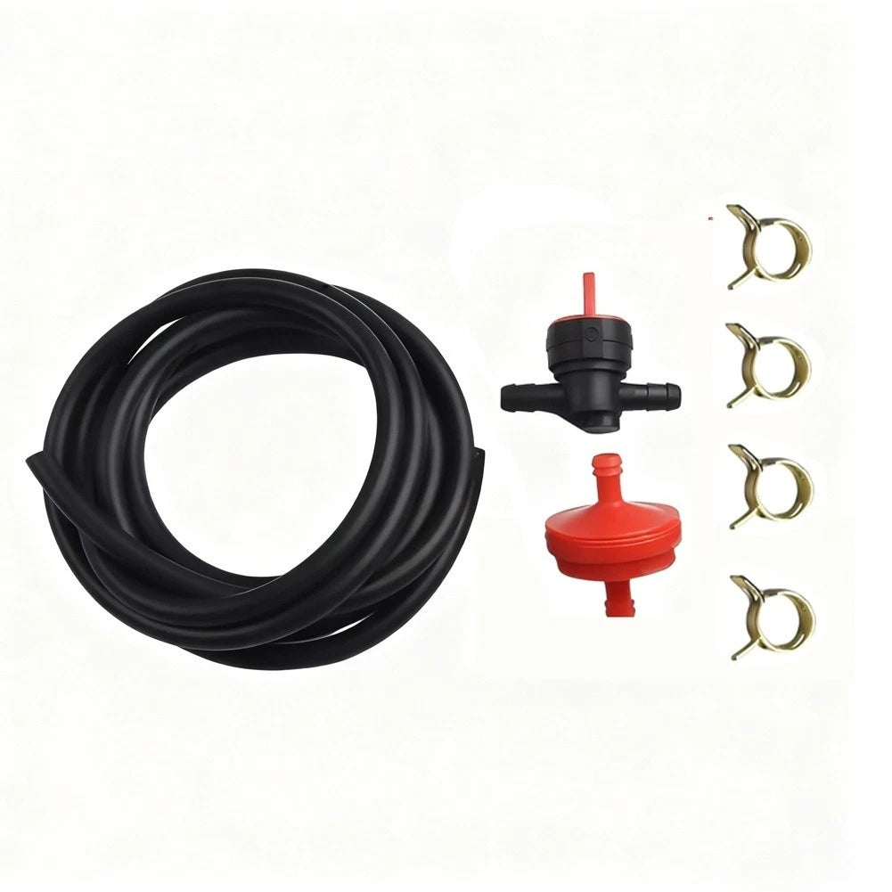 Inline Fuel Filter Hose Kit for Lawn Mower Engines (14 Inch)
