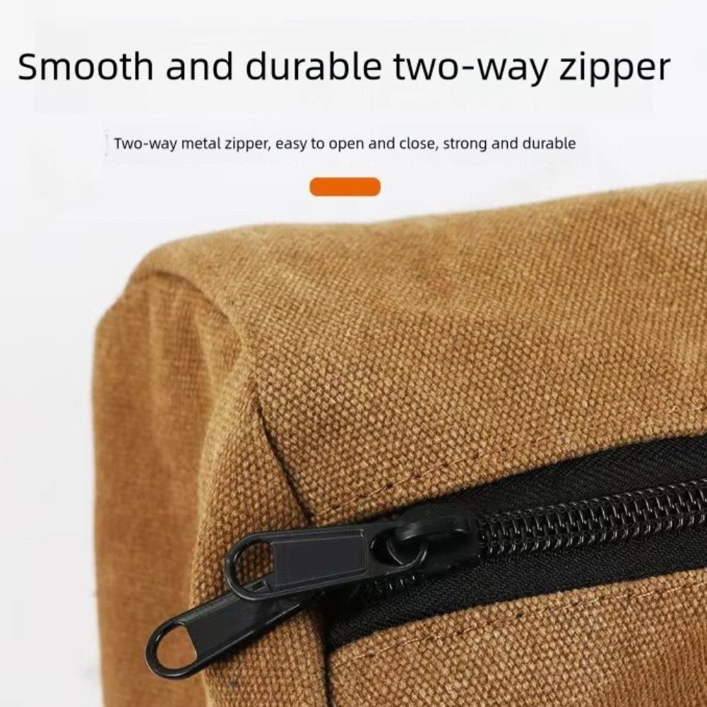 Waterproof Canvas Fishing Rod Bag for Universal Use (Large Capacity)
