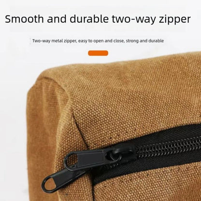Waterproof Canvas Fishing Rod Bag for Universal Use (Large Capacity)