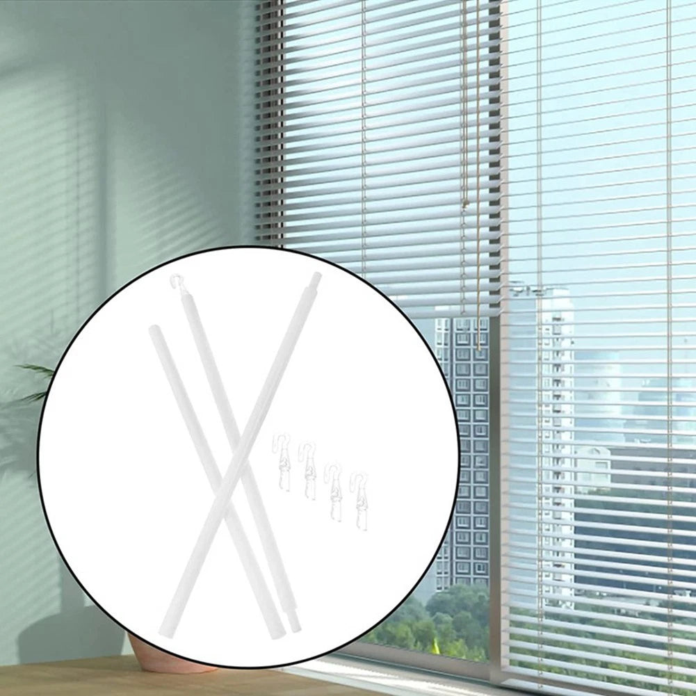 Set of 2 Lightweight Venetian Blinds Pull Rods with Safety Mechanism