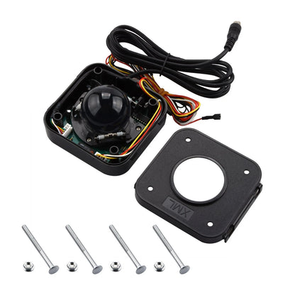 43mm Round Green PS/2 PCB Connector Trackball Mouse for Arcade Game