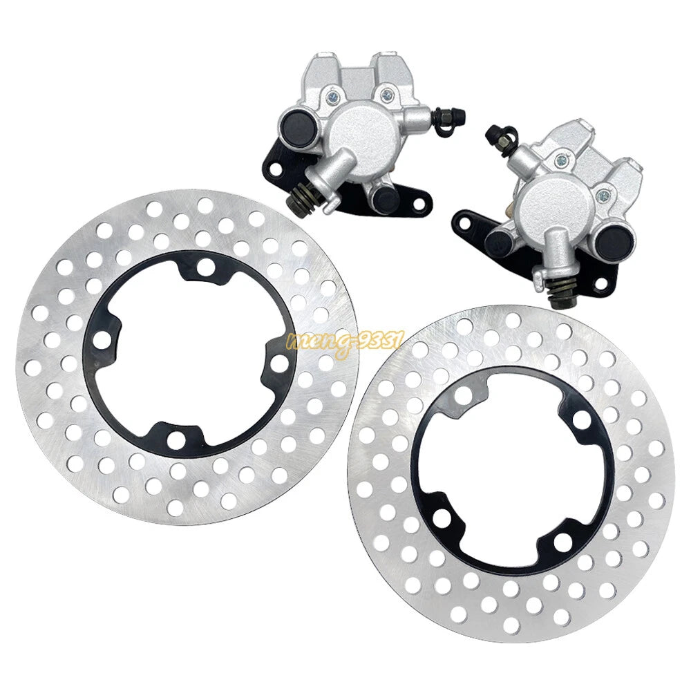 Front Brake Calipers & Rotors for Yamaha Grizzly 450 YFM450 2007–2014
