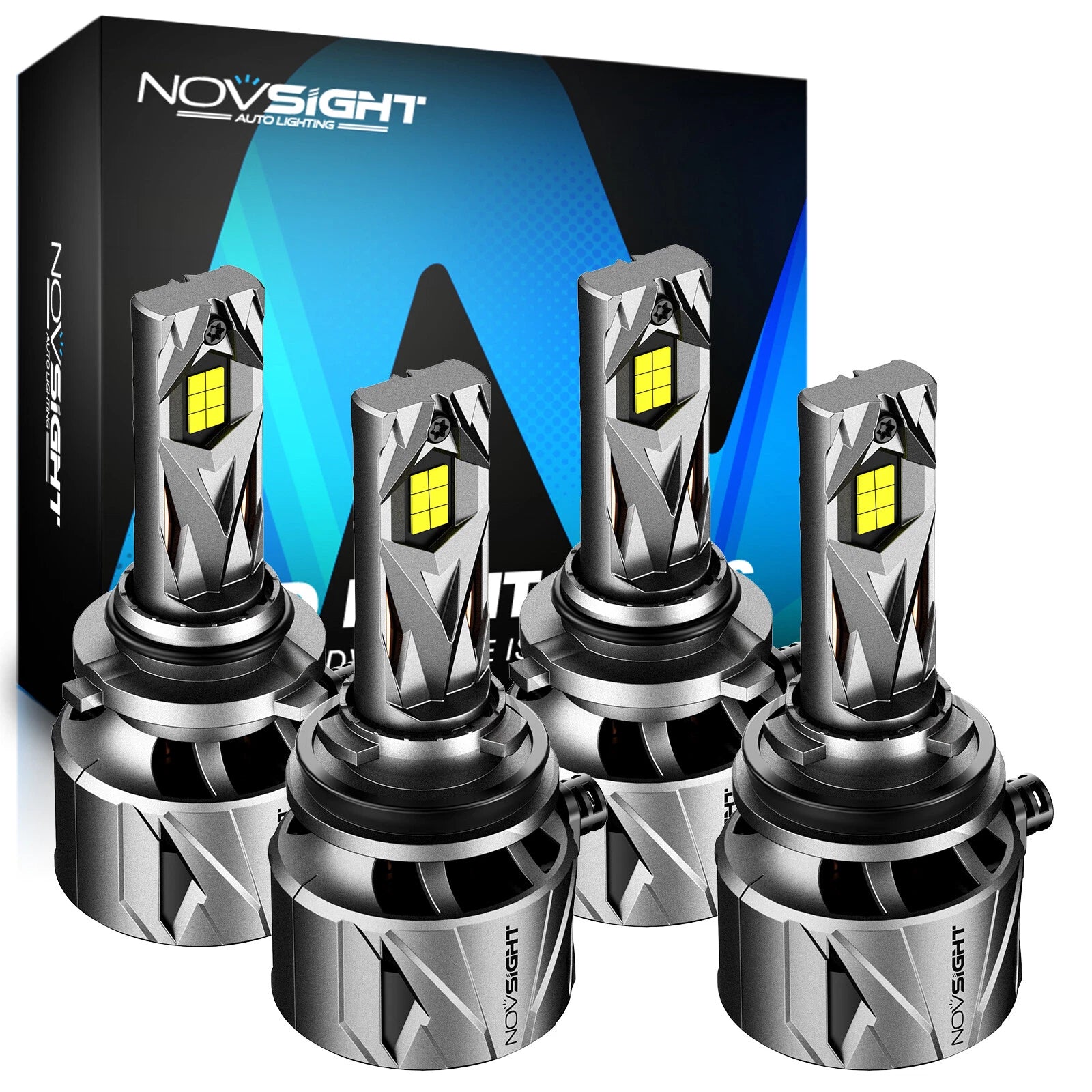 2X 9005 H11 LED Headlight Bulbs for