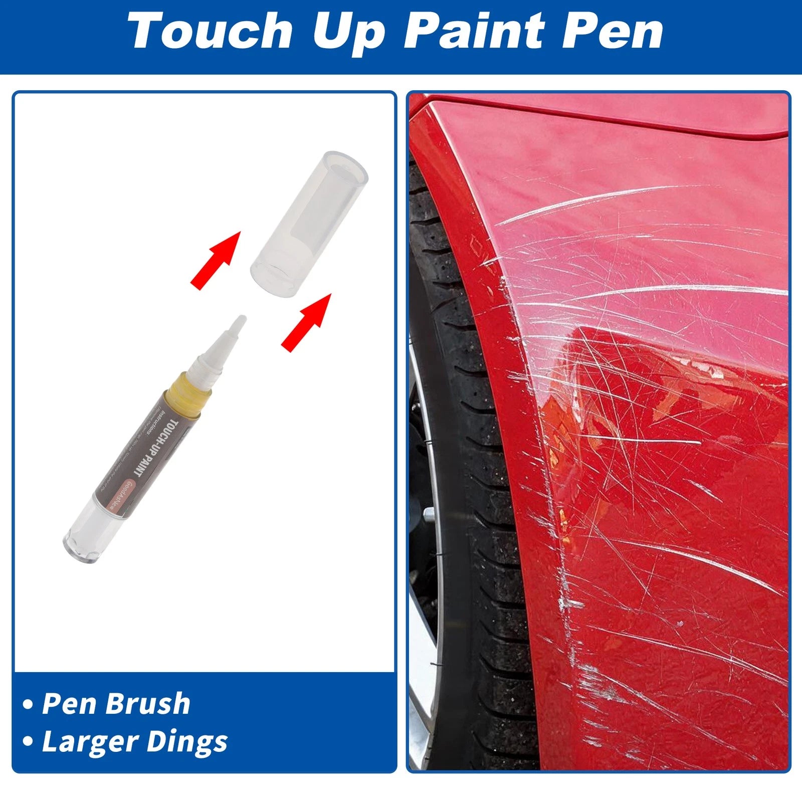 Touch Up Paint Pen Set for Seat Steering Console (3+3 ml)