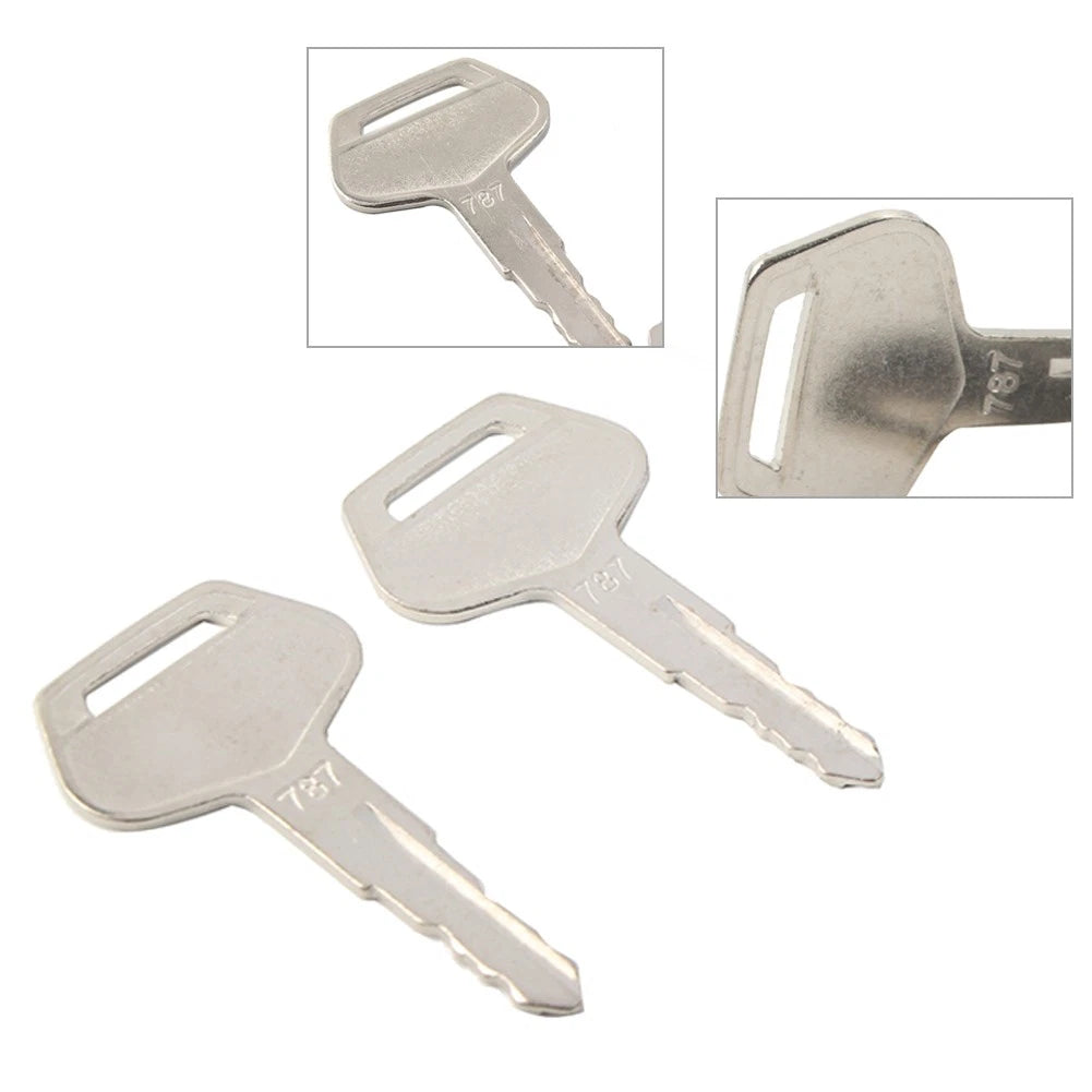 2X Ignition Keys for Komatsu Excavator Dozer Loader (#787, #TR261434)