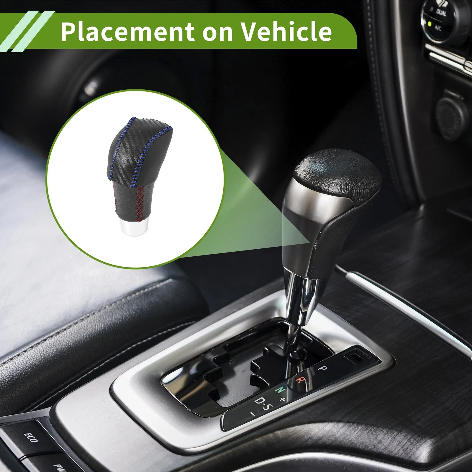 Gear Shift Knob Cover Replacement for Lexus RX350 (2023–2024) Black