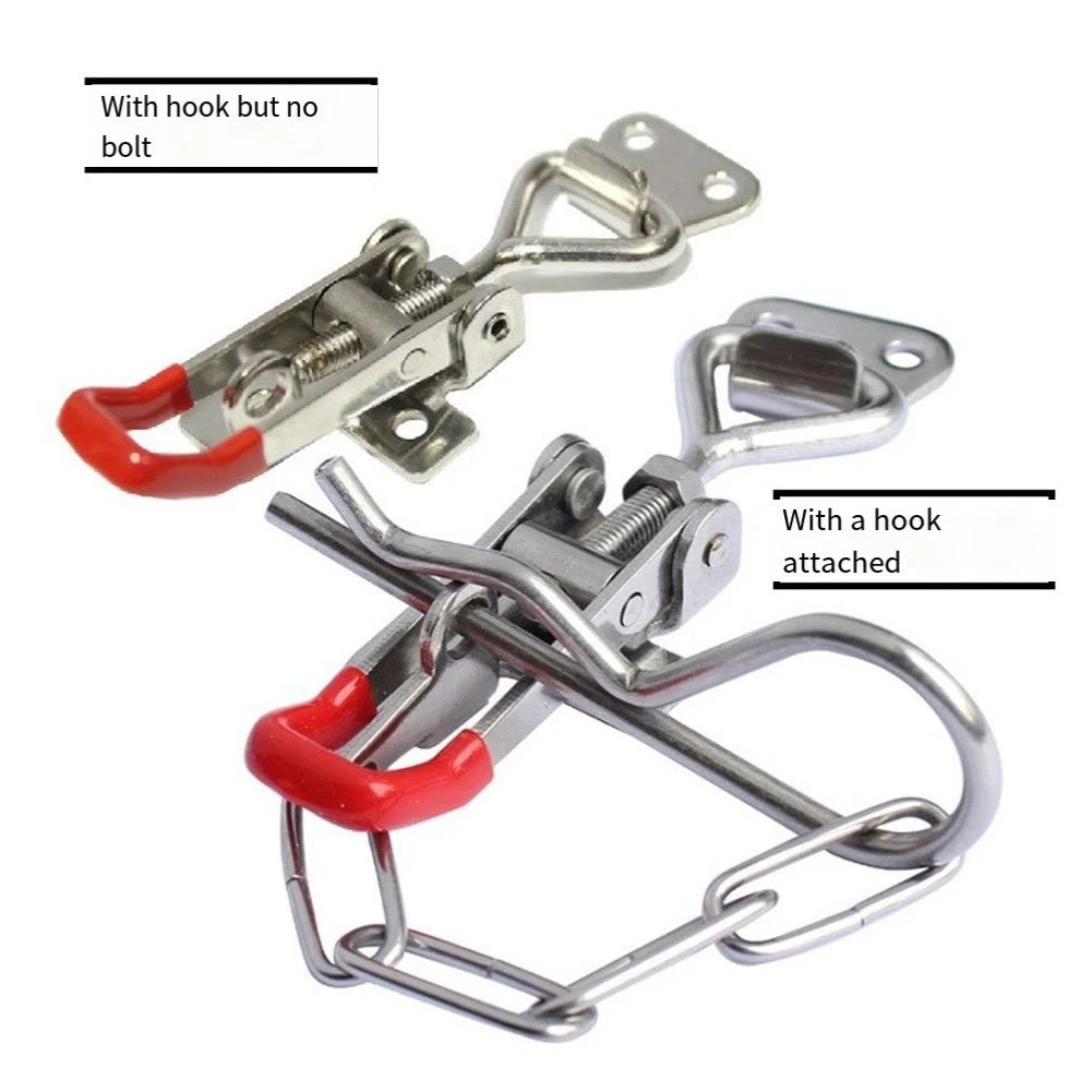 Adjustable Stainless Steel Locking Clip for Tool Security