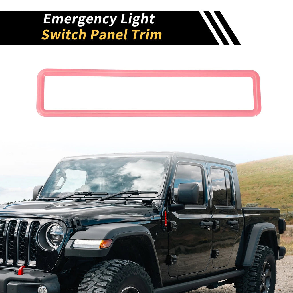 Emergency Light Switch Panel Trim for Jeep Wrangler JK (2011–2017) Pink