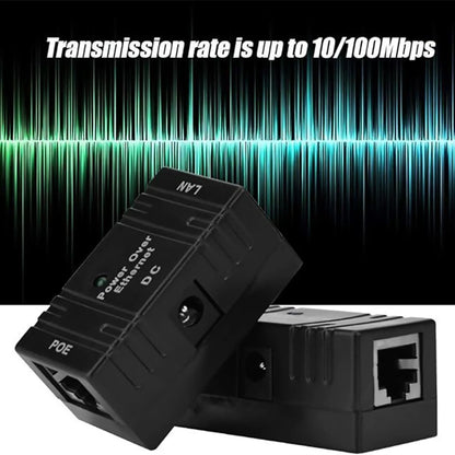 10PCS RJ-45 POE Injector Splitter Power Over Ethernet Adapter