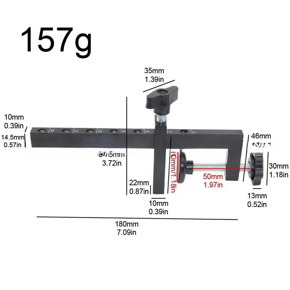 Adjustable Clamp for Woodworking (18x1x9.45cm)