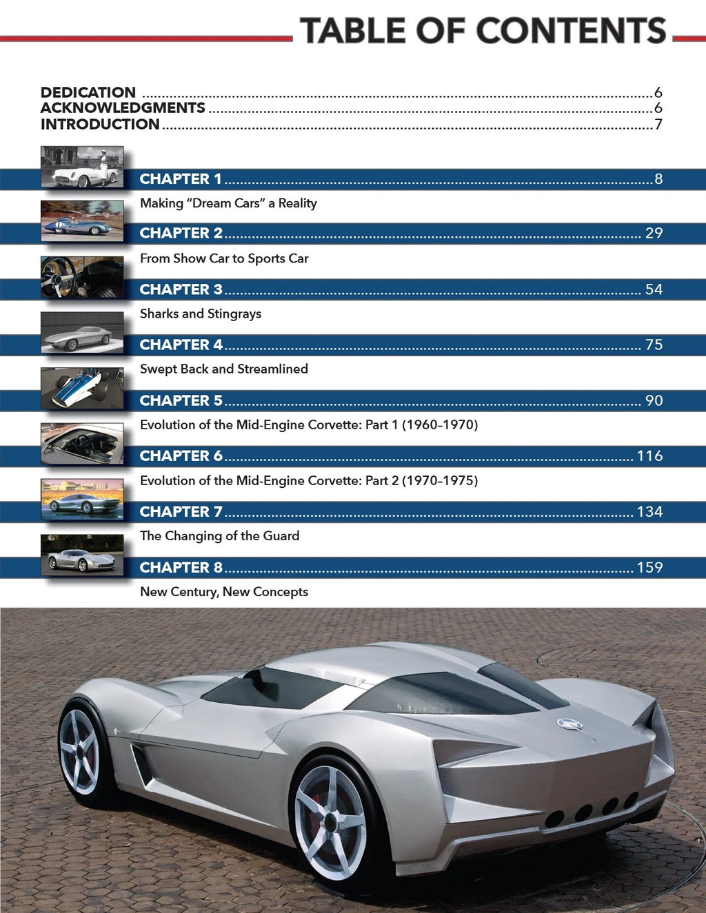 Corvette Concept Cars Book by Earl Duntov